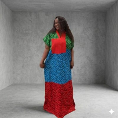 Long Ankara Dress