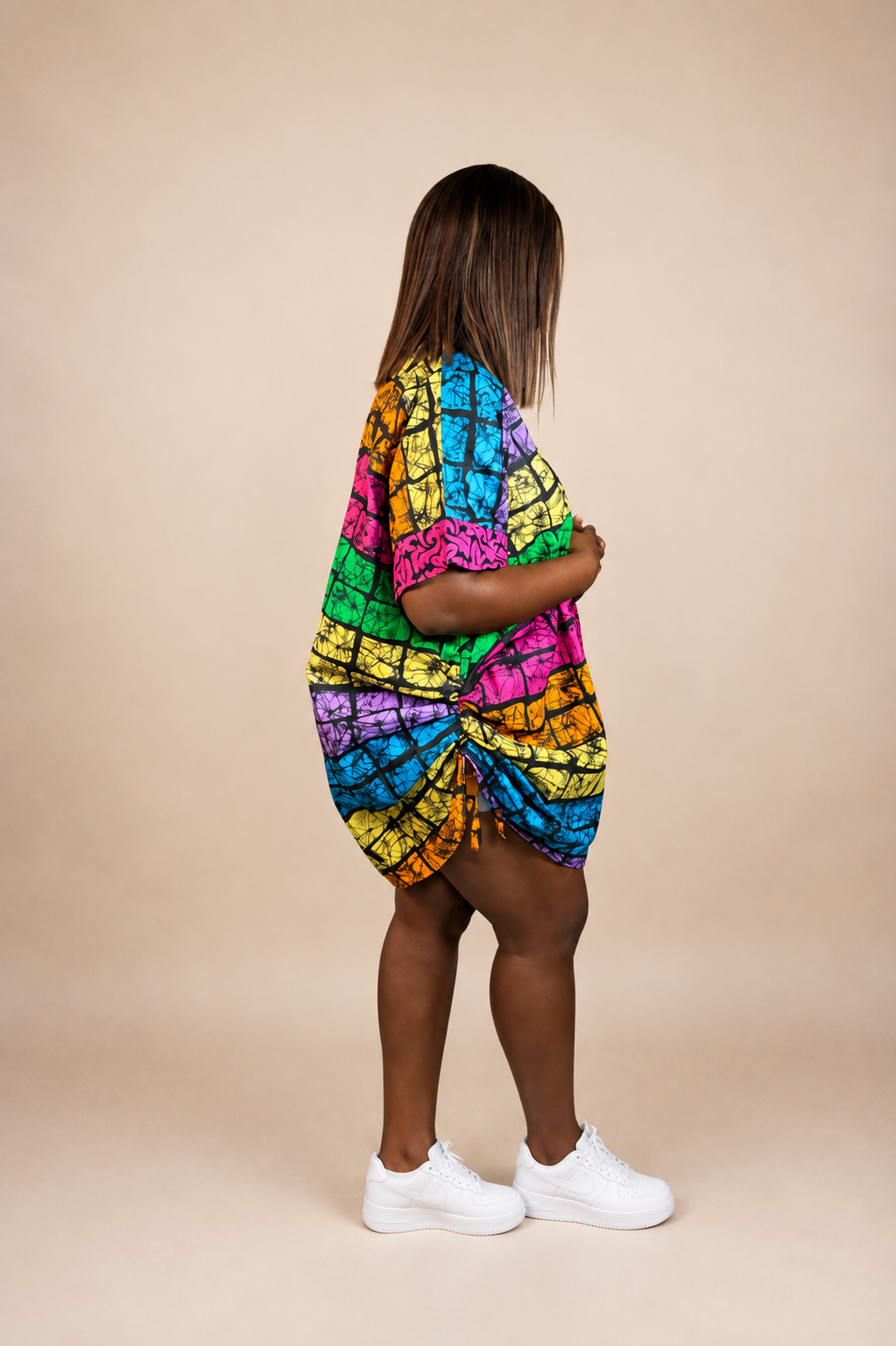 Ankara Mini Dress - Image 2