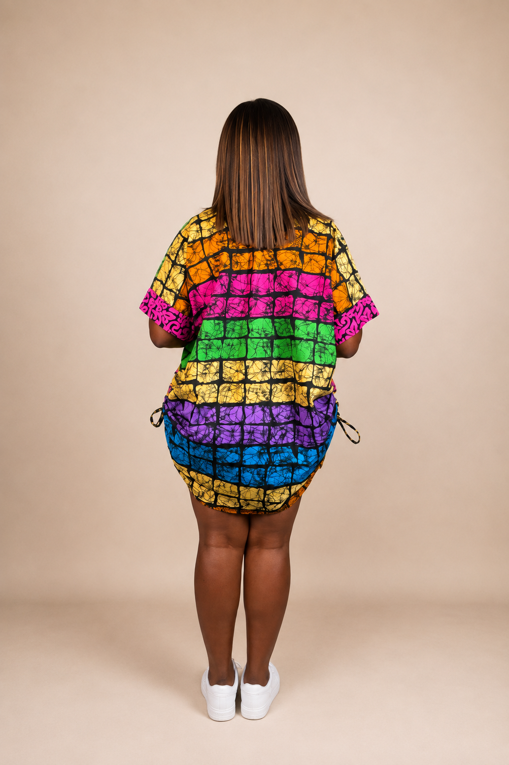 Ankara Mini Dress - Image 3
