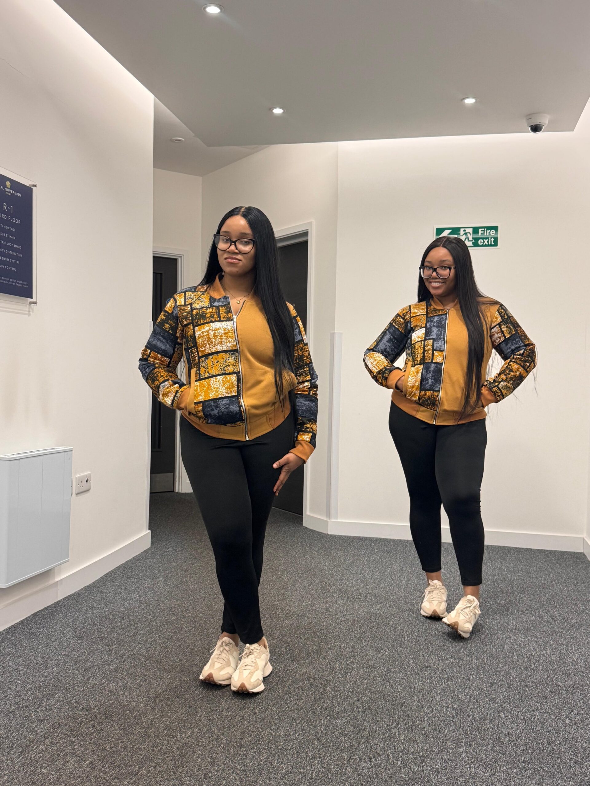 Mustard Yellow Afrocentric Bomber Jacket - Image 4