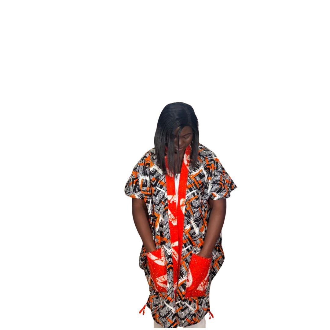 Ankara Kimono Jacket