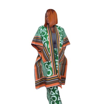 Green Kimono Co-ord Set