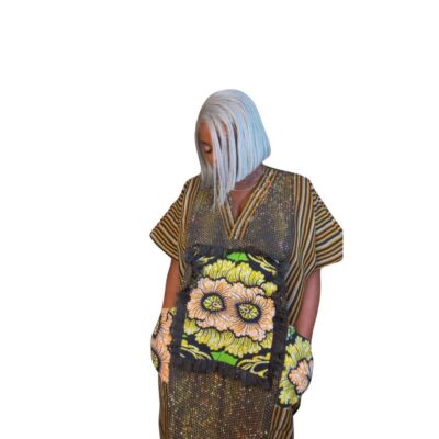 Embellished Aso-Oke Kaftan Dress