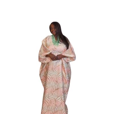 3 Toned Brocade Bubu Dress