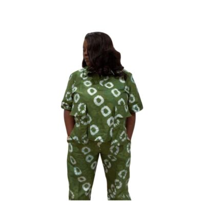 Green Two Piece Cargo Set