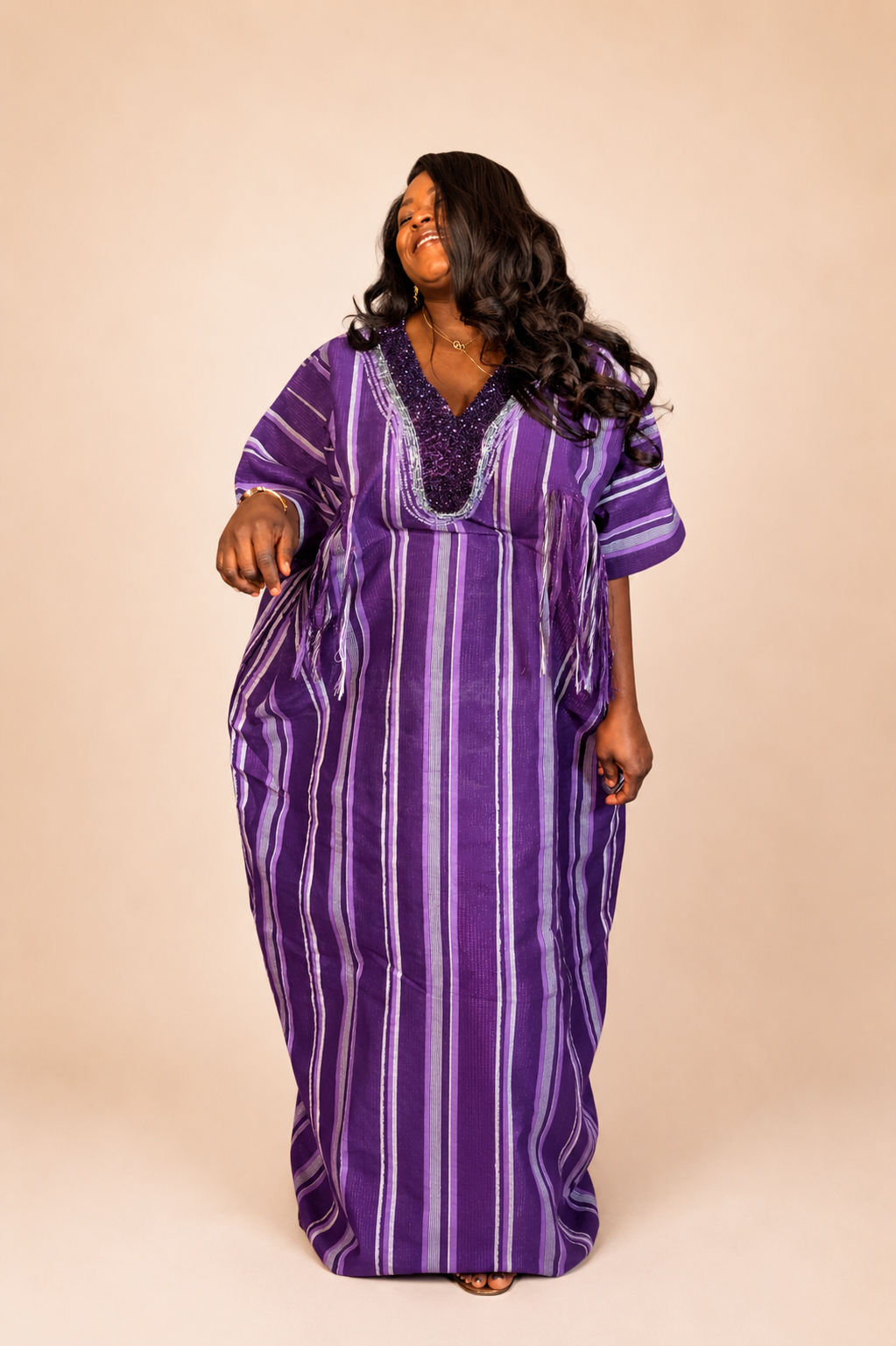 Aso-Oke Long Dress - Image 2